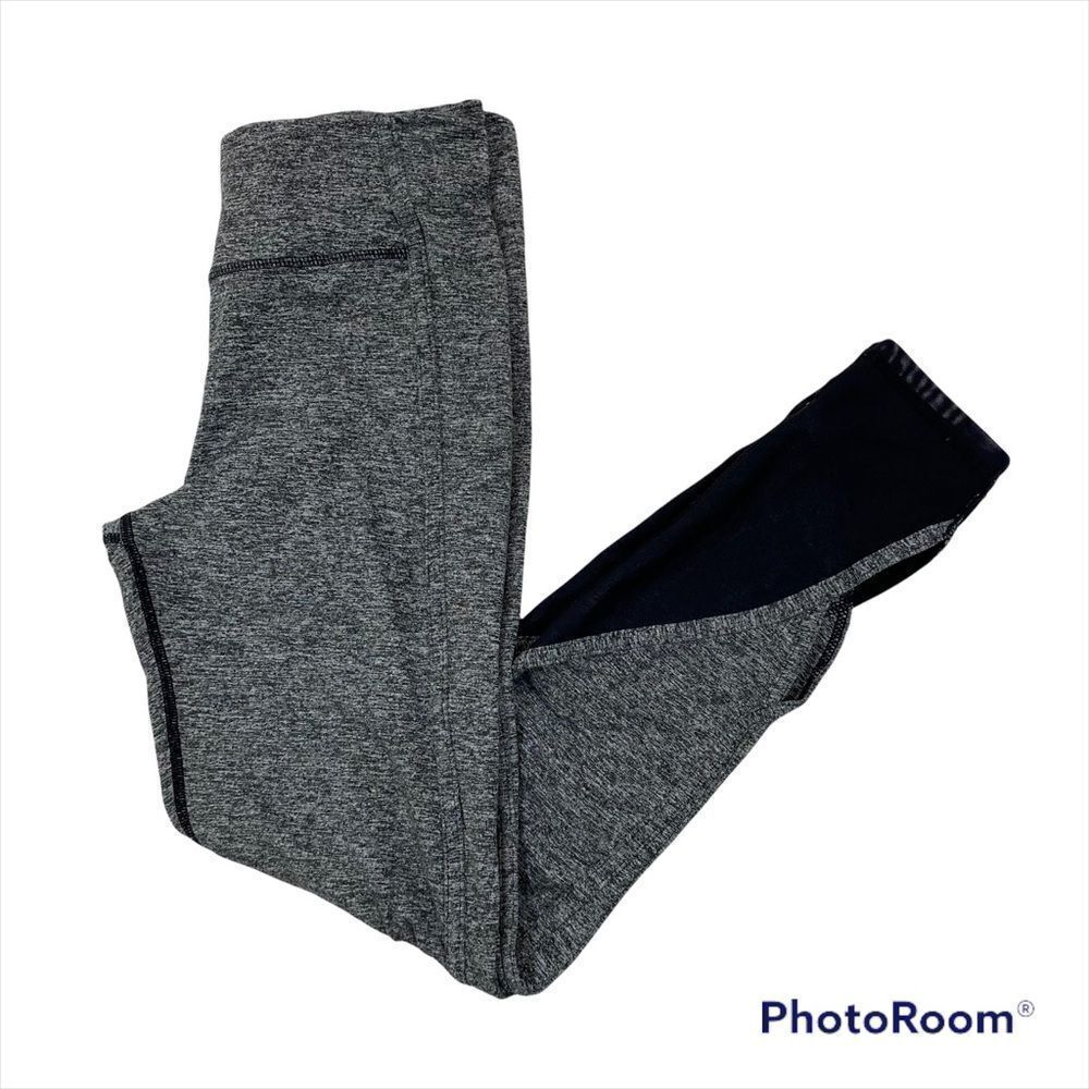 Free People Movement Black and Grey Mesh Insert Cut out Athletic Pants Small